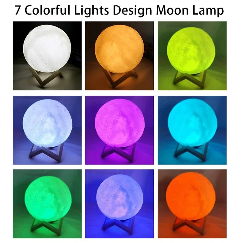 Luz LED Lua Galáxia