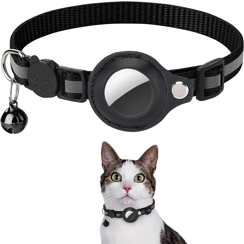 Coleira para gato com suporte para AirTag