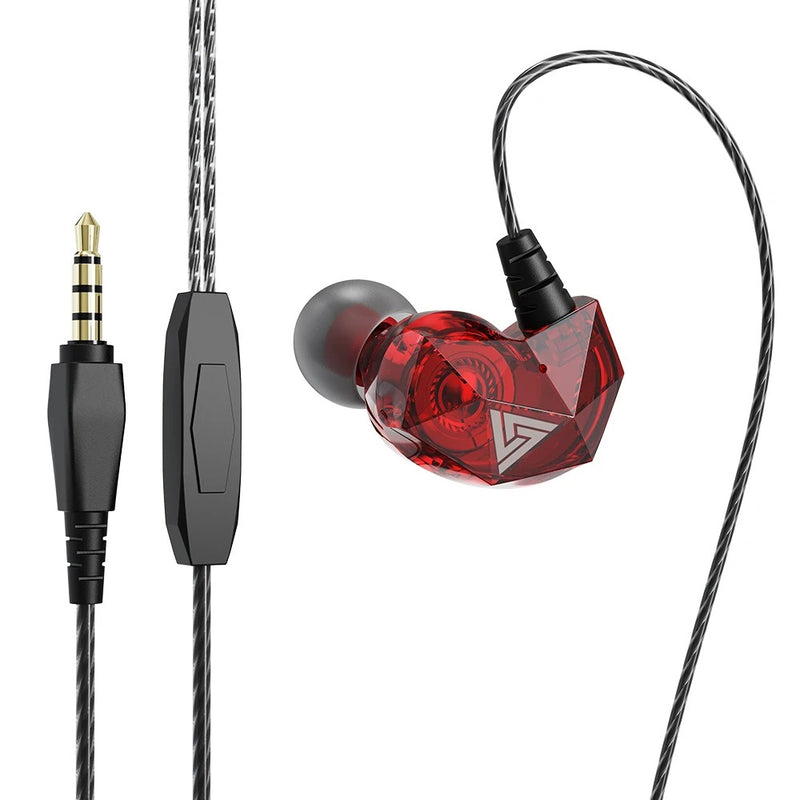QKZ AK6 Fone com Microfone